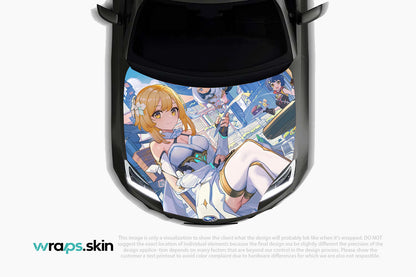 Golden Knight's Honor Premium Custom Hood Wrap
