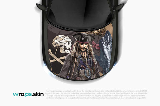 Premium Custom Anime Character Hood Wrap Legendary Buccaneer Adventure Series