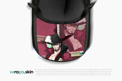 Premium Custom Anime Character Hood Wrap Legendary Blade Master Series