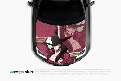Premium Custom Anime Character Hood Wrap Legendary Blade Master Series
