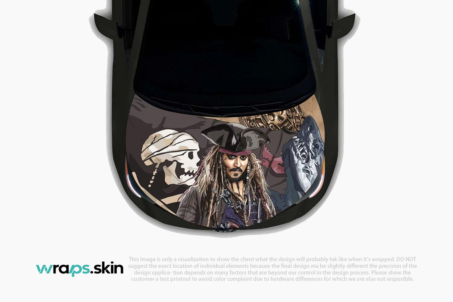 Premium Custom Anime Character Hood Wrap Legendary Buccaneer Adventure Series